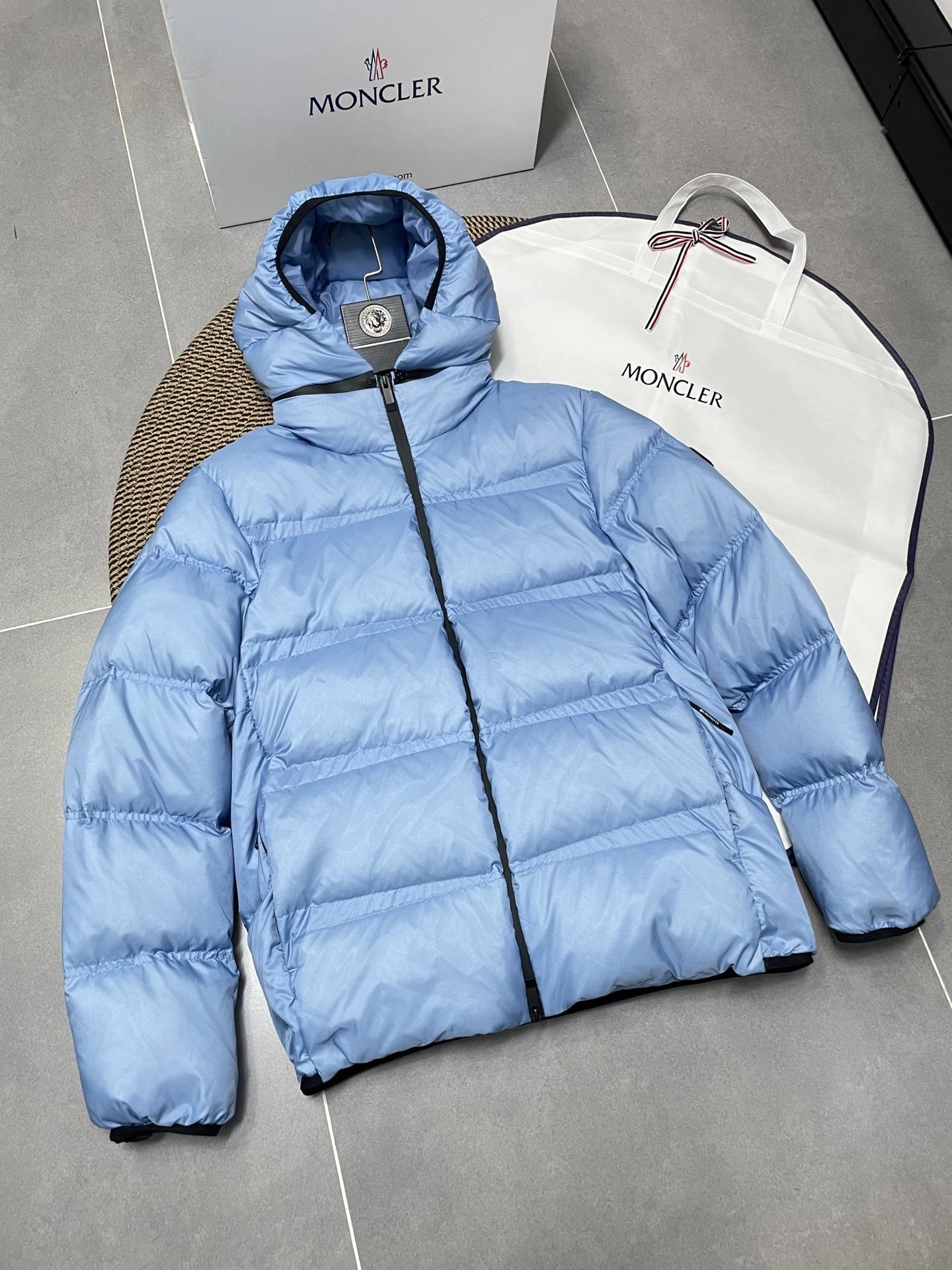 wg.luxury- 7o9385r Down jacket white goose down 2colour item:E-F443J0729-2H